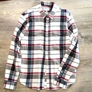 Lucky Brand Mens Button Up Plaid Shirt